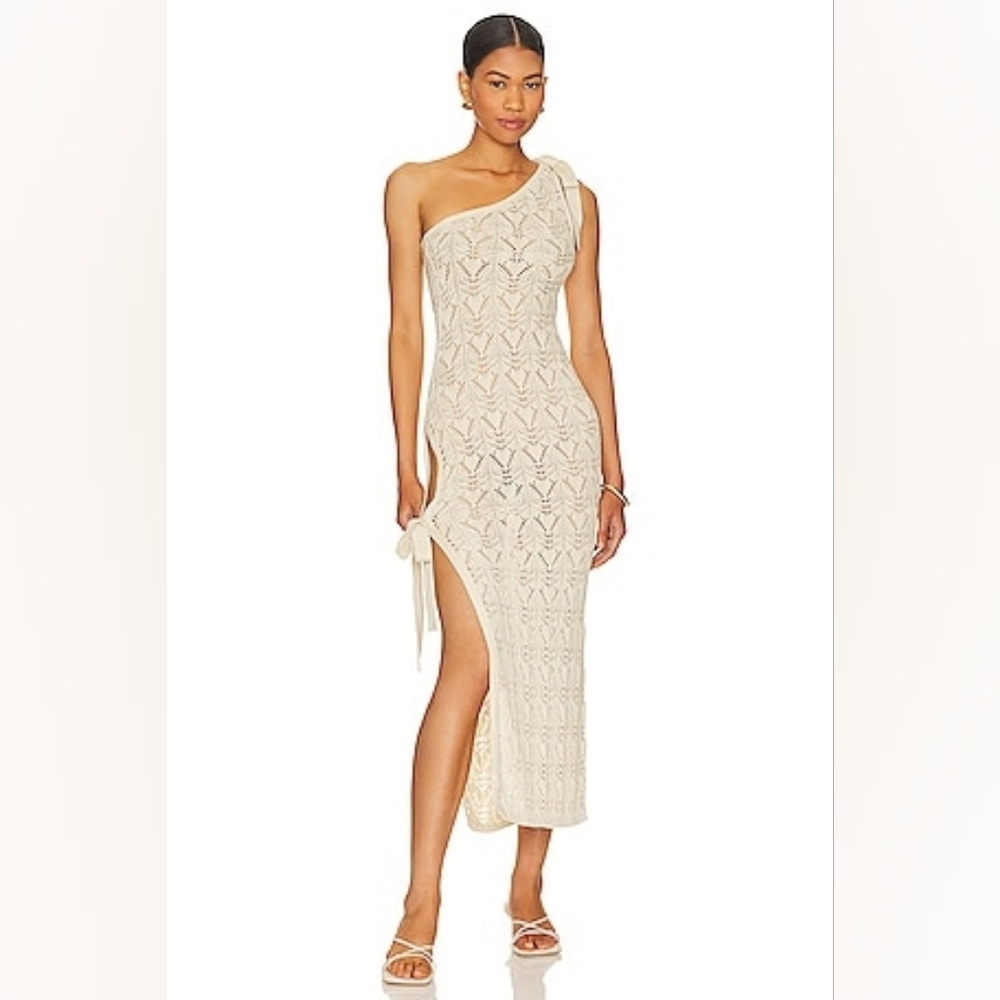 Tularosa - Tilda knit dress in ivory